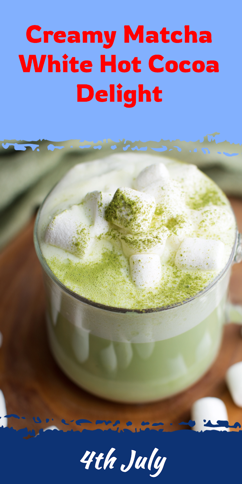 Matcha White Hot Cocoa Delight