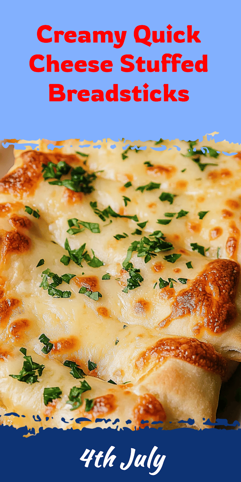 Quick Cheese Stuffed Breadsticks Recipe
