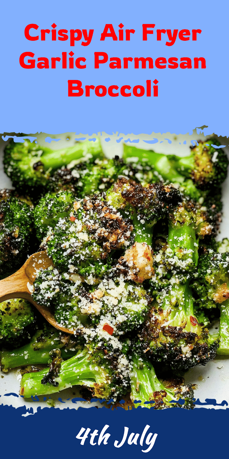 Air Fryer Garlic Parmesan Broccoli Recipe