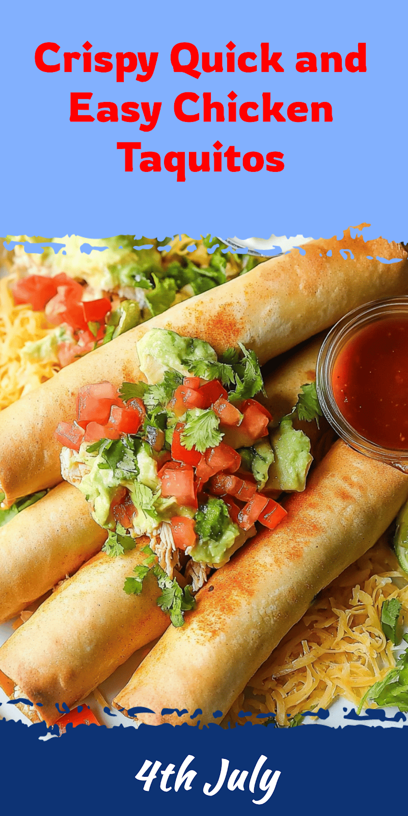 Quick and Easy Chicken Taquitos Recipe