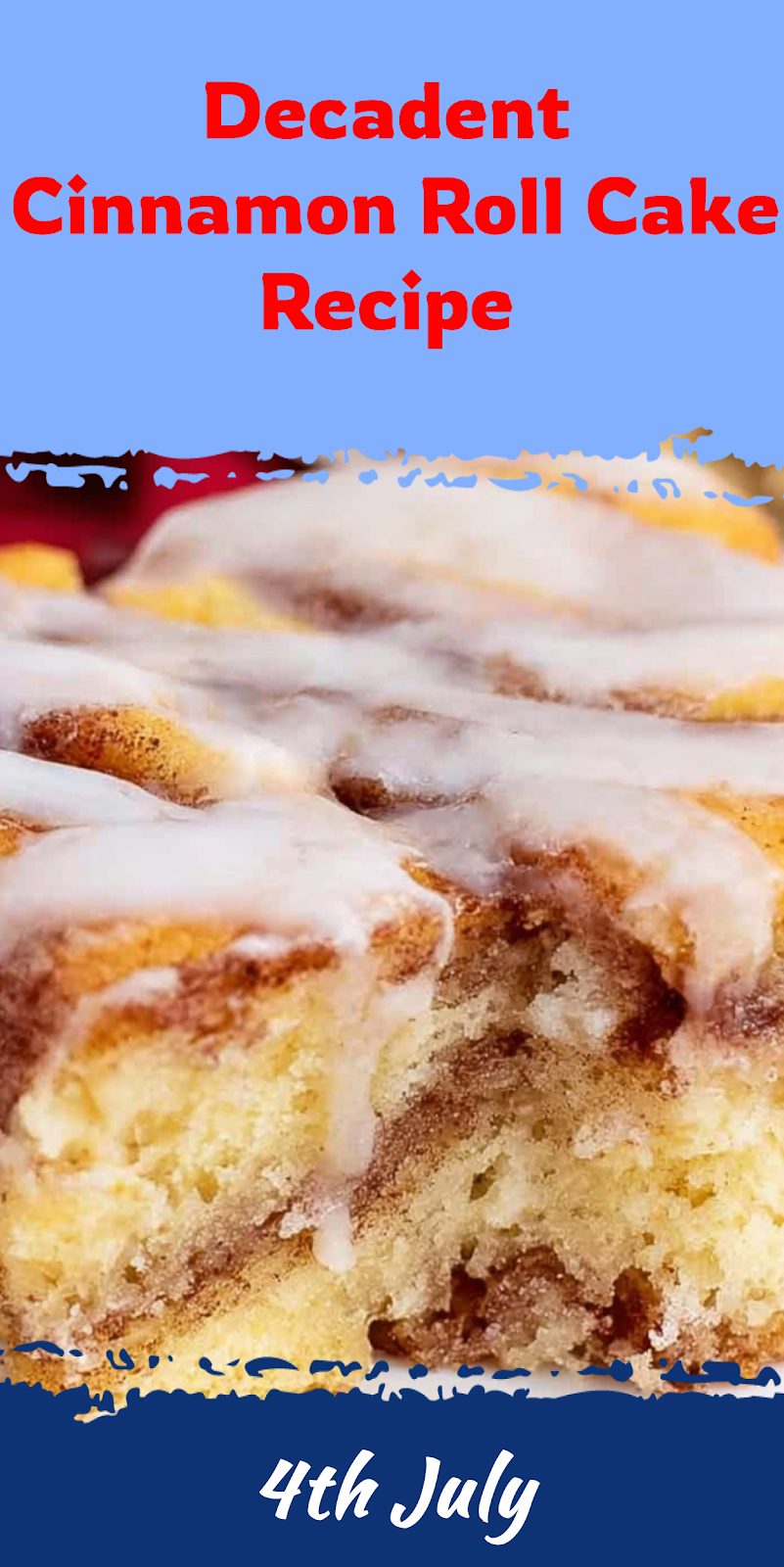 Cinnamon Roll Cake Recipe