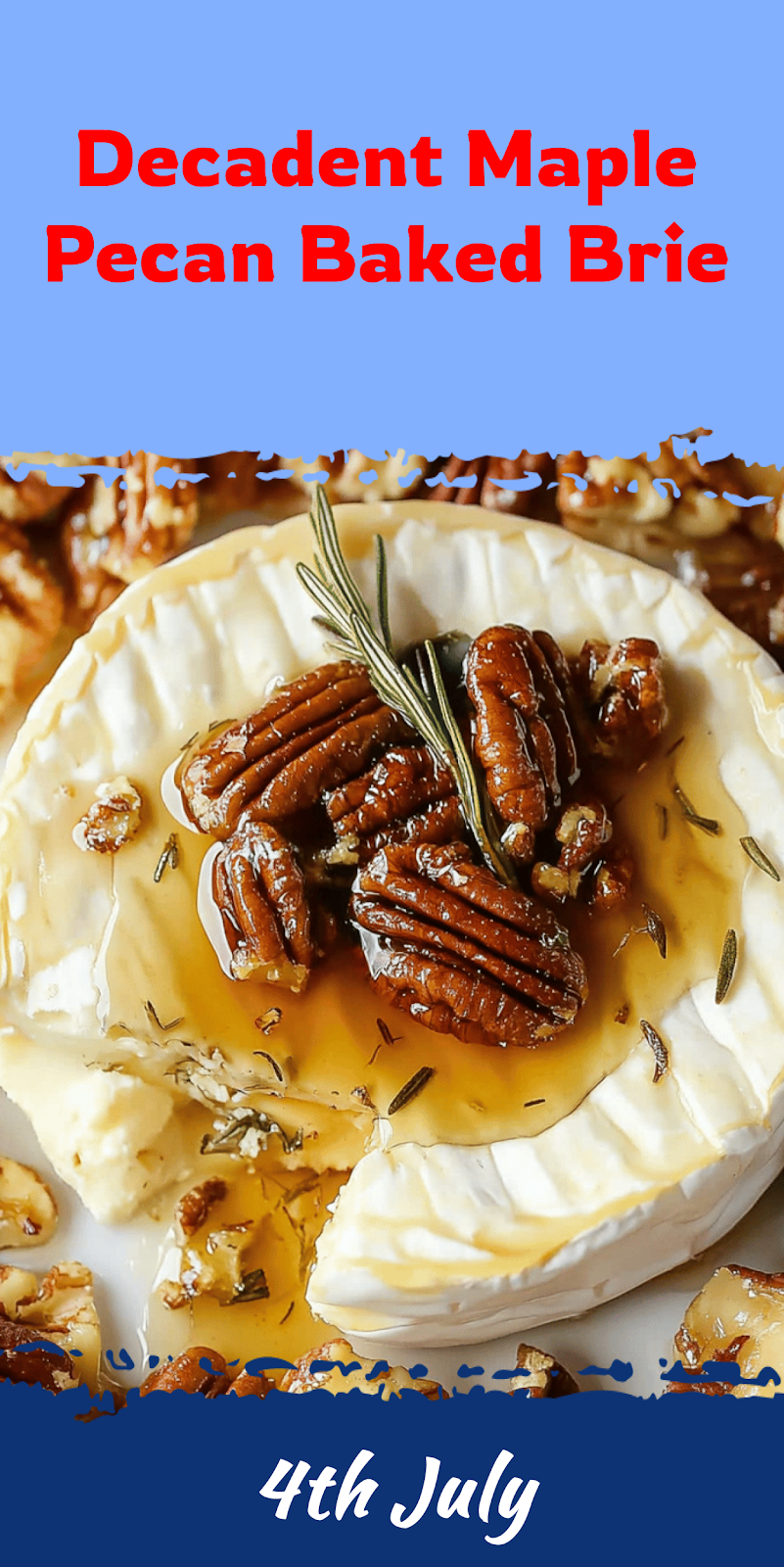 Maple Pecan Baked Brie Recipe