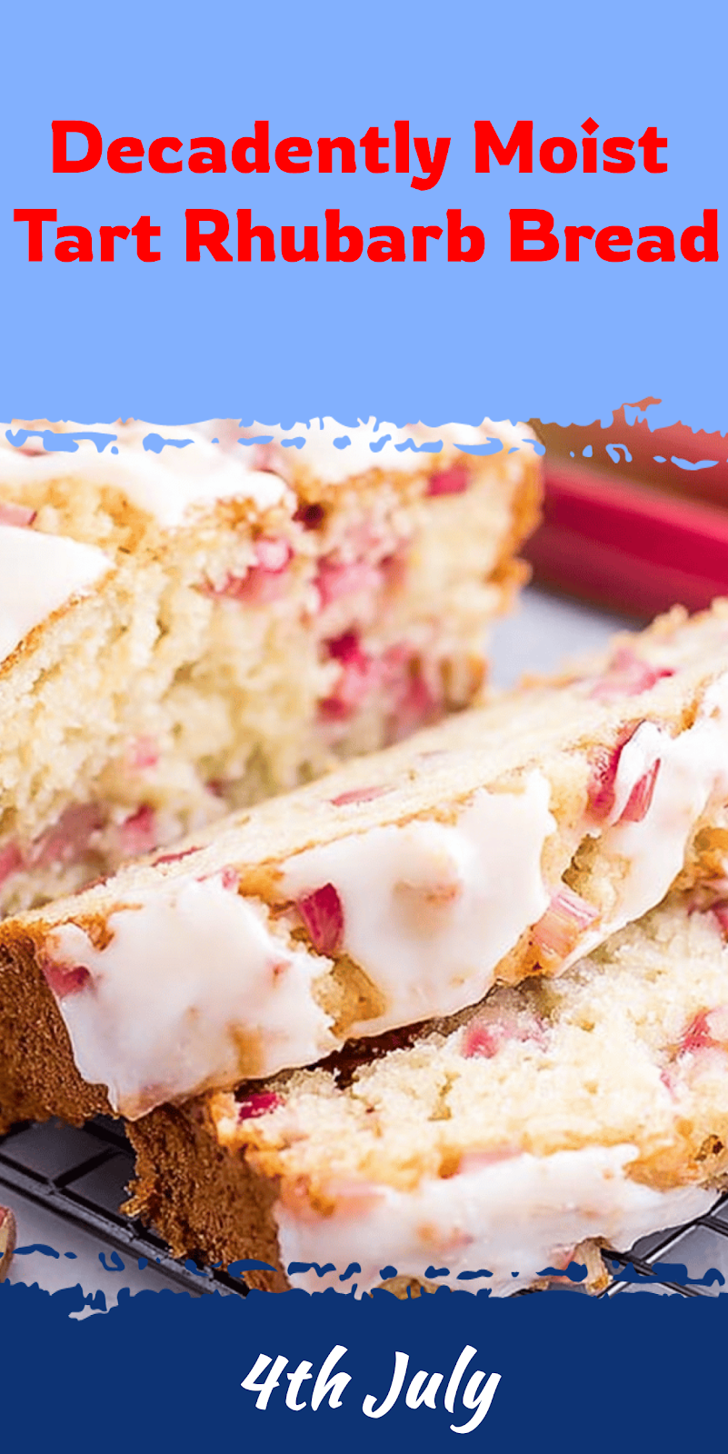 Moist Tart Rhubarb Bread Recipe