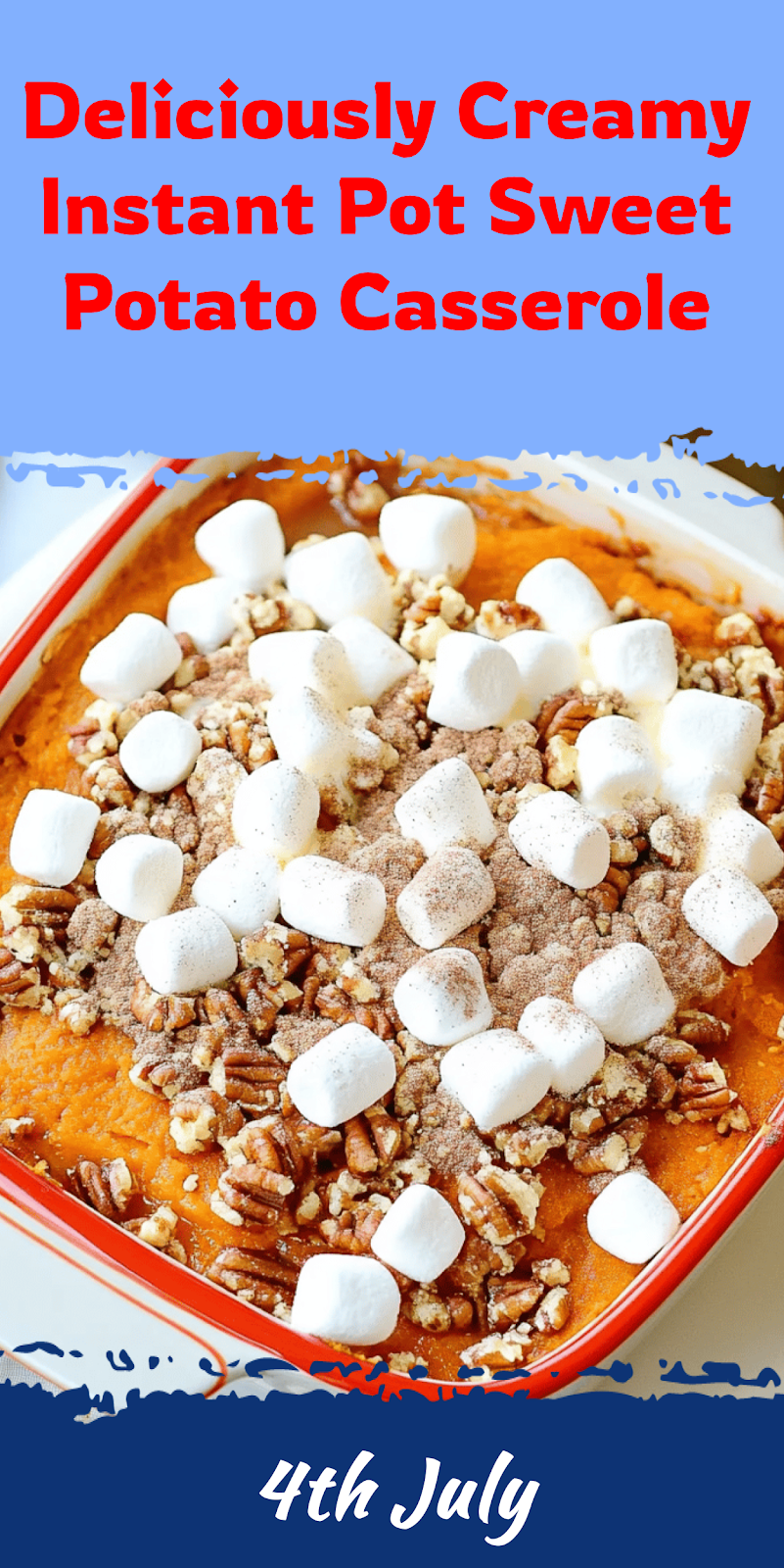 Instant Pot Sweet Potato Casserole Recipe