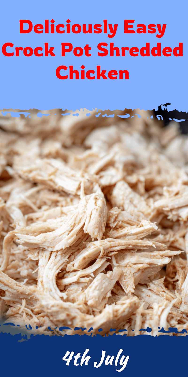 Easy Crock Pot Shredded Chicken for Meal Prep
