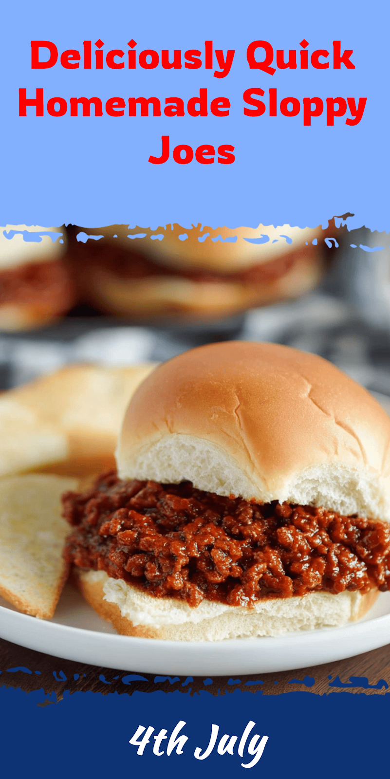 Quick Homemade Sloppy Joes Recipe