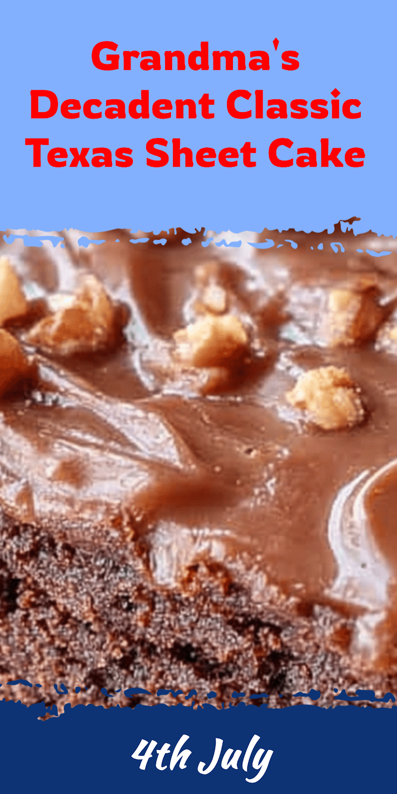 Grandma's Classic Texas Sheet Cake