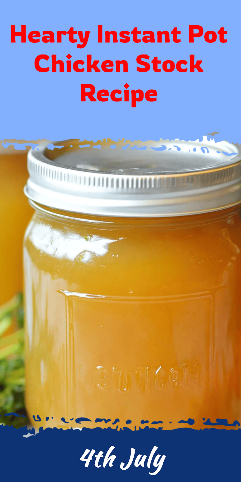 Instant Pot Chicken Stock Recipe