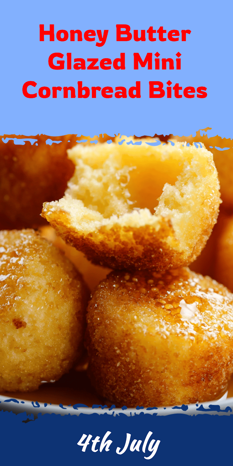 Honey Butter Mini Cornbread Bites