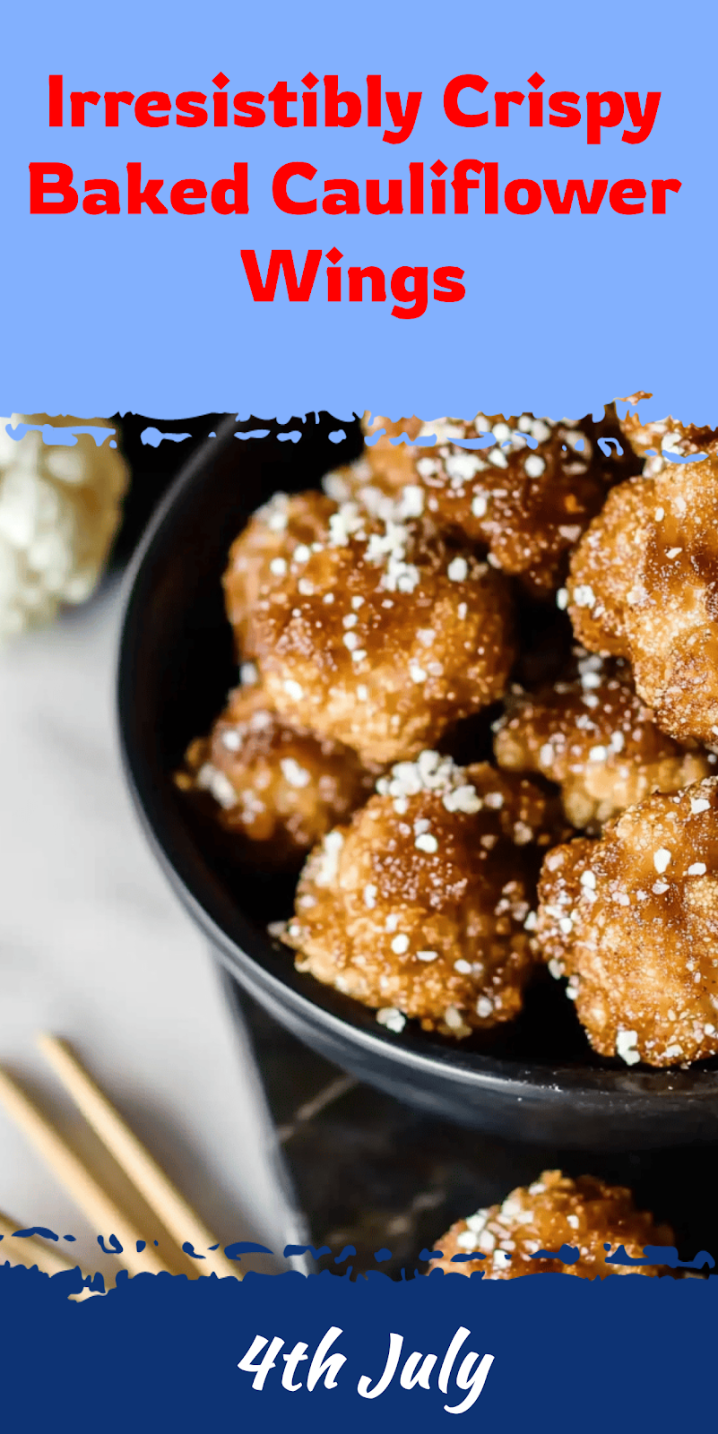 Crispy Baked Cauliflower Wings Recipe