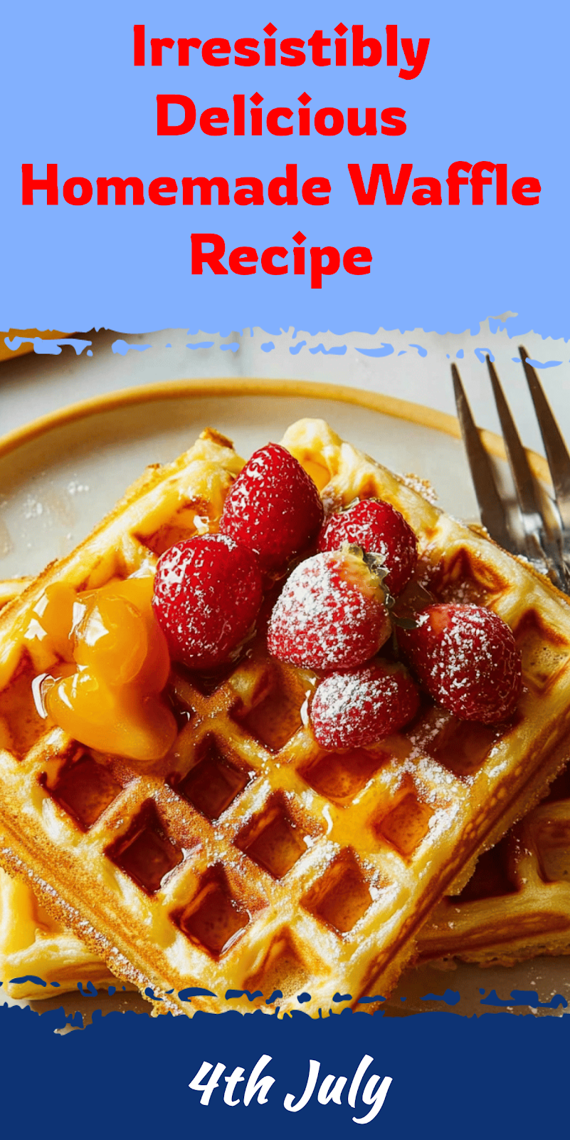 Delicious Homemade Waffle Recipe for Breakfast