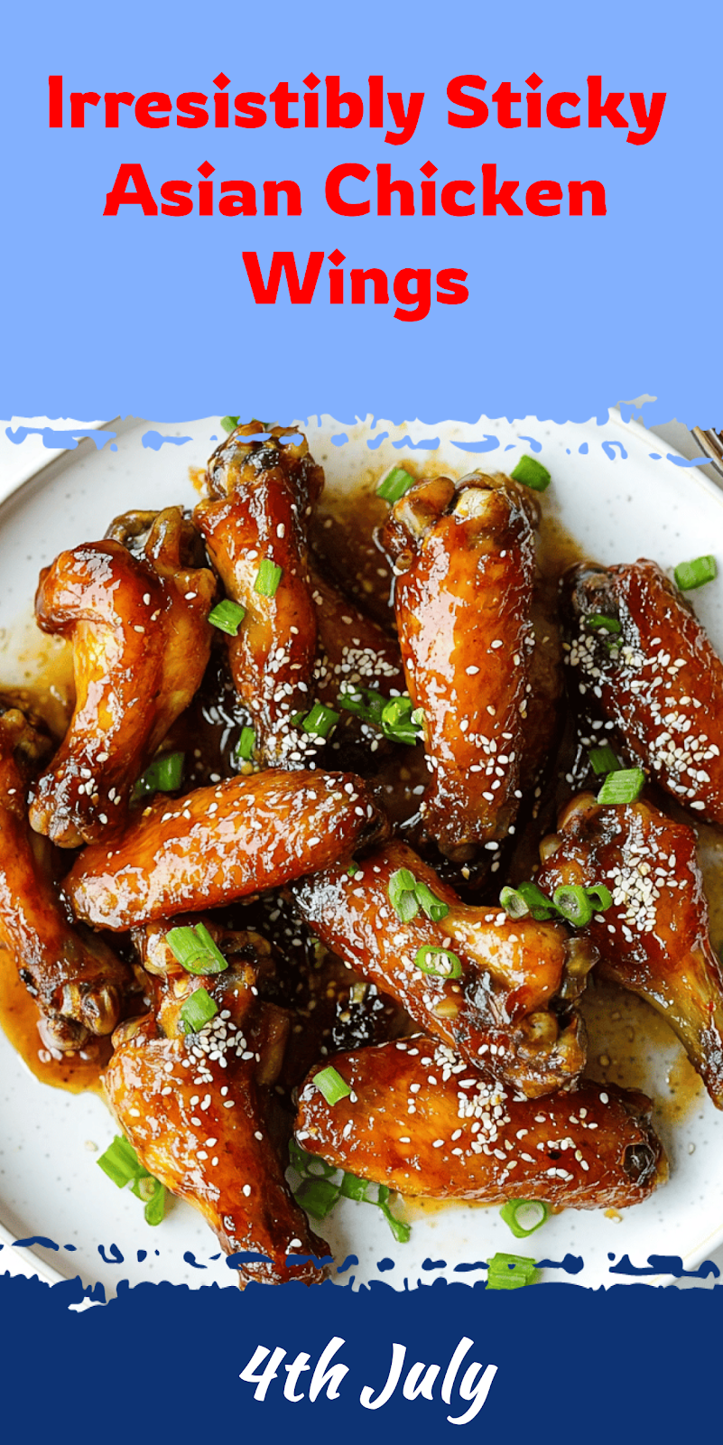 Sticky Asian Chicken Wings Recipe