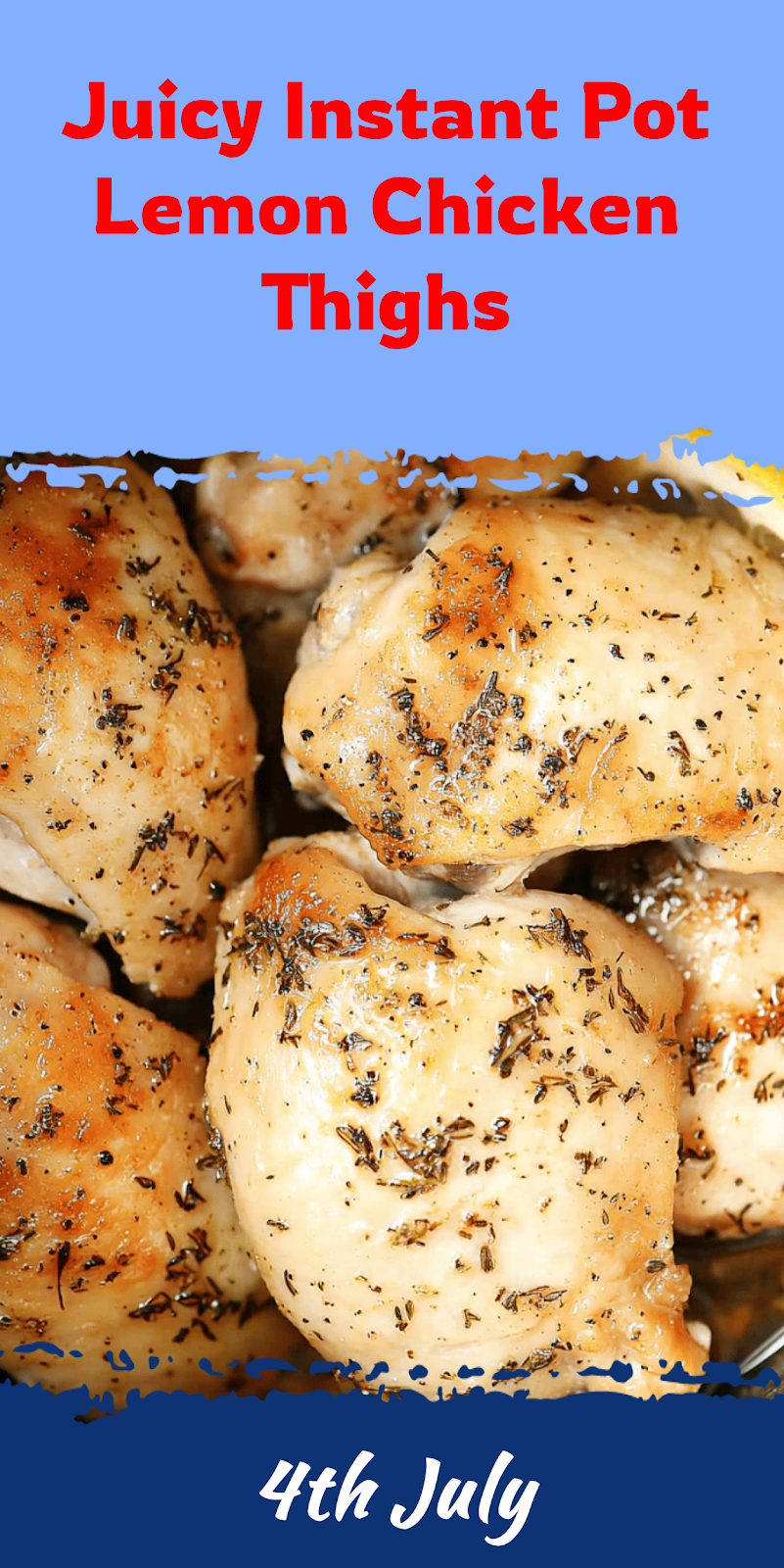 Instant Pot Lemon Chicken Thighs Recipe
