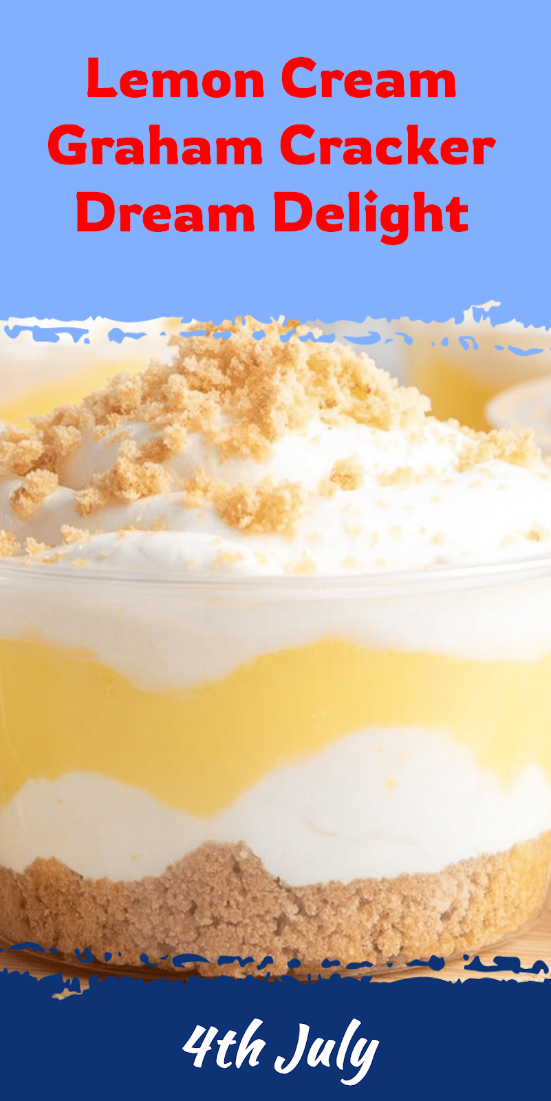 Lemon Cream Graham Cracker Delight