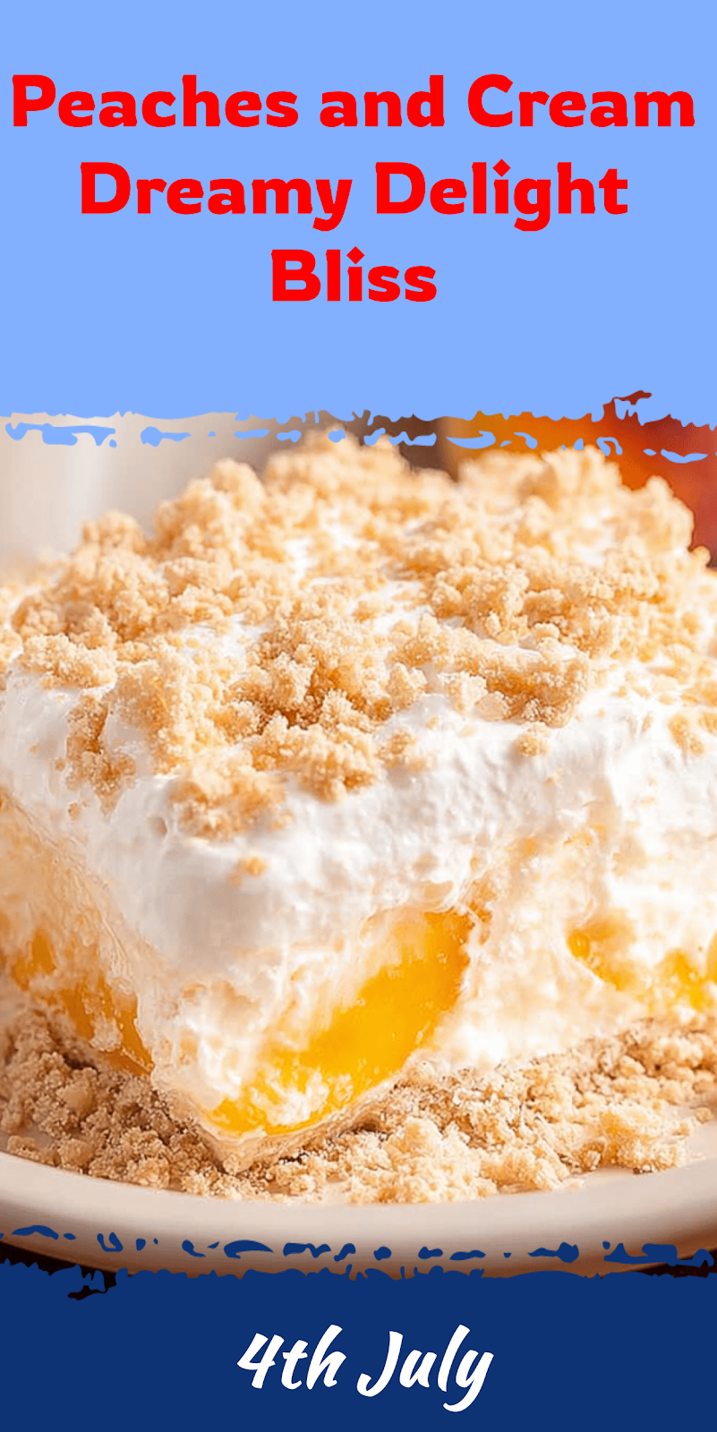 Peaches and Cream Dream Delight