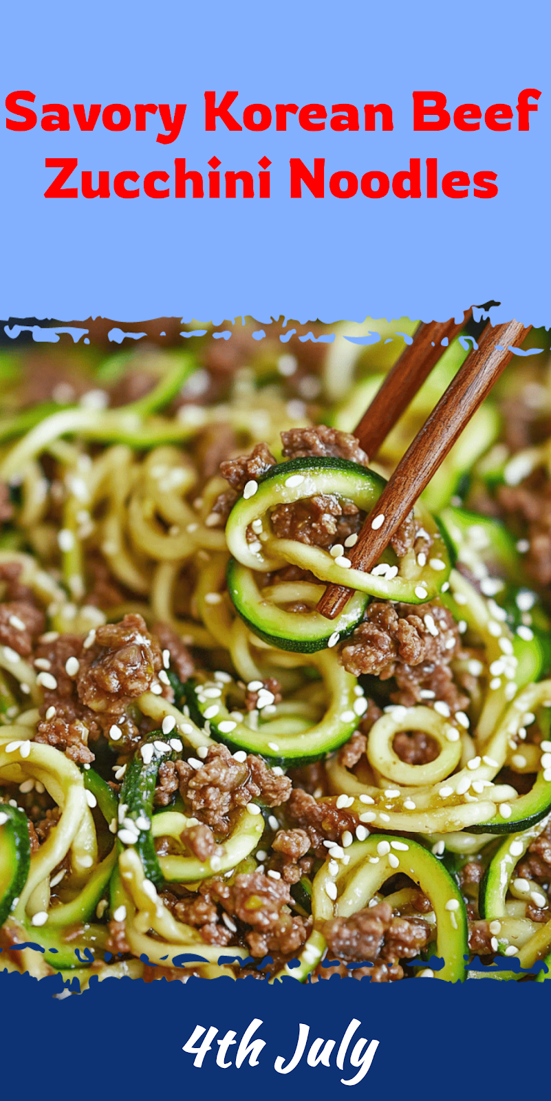 Korean Beef Zucchini Noodles Recipe