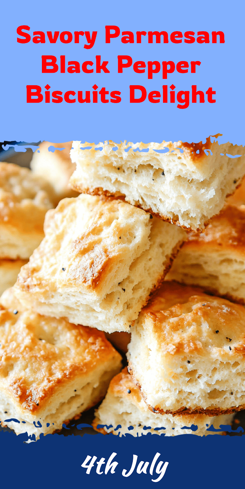 Parmesan Black Pepper Biscuits Recipe