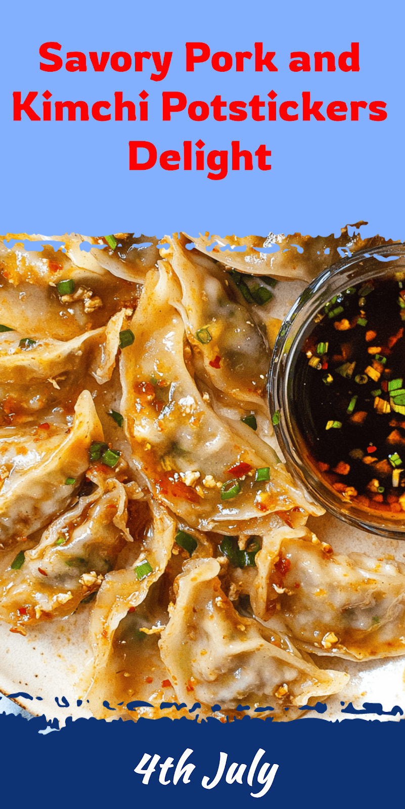 Pork and Kimchi Potstickers Recipe