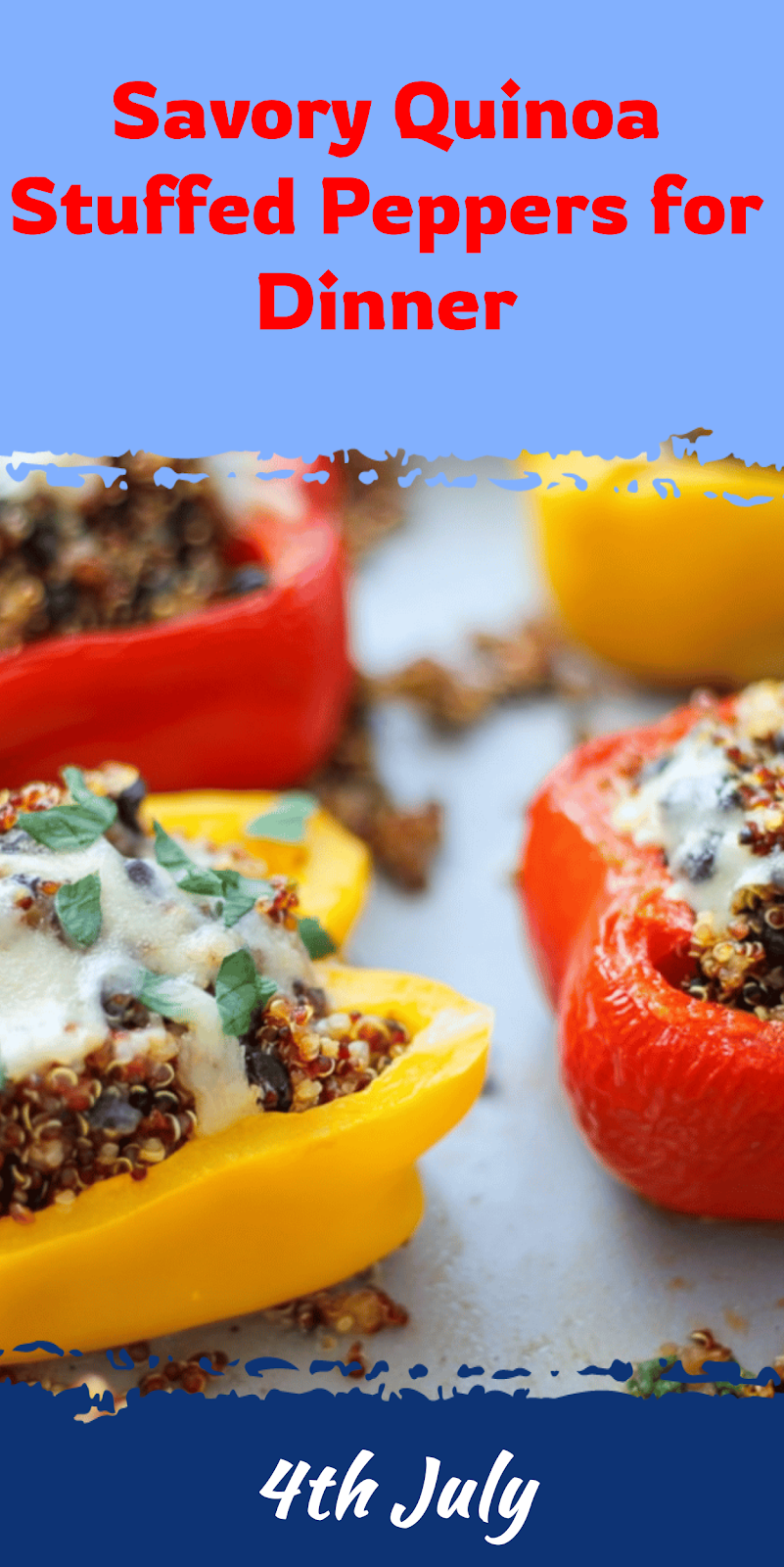Quinoa Stuffed Peppers for Dinner