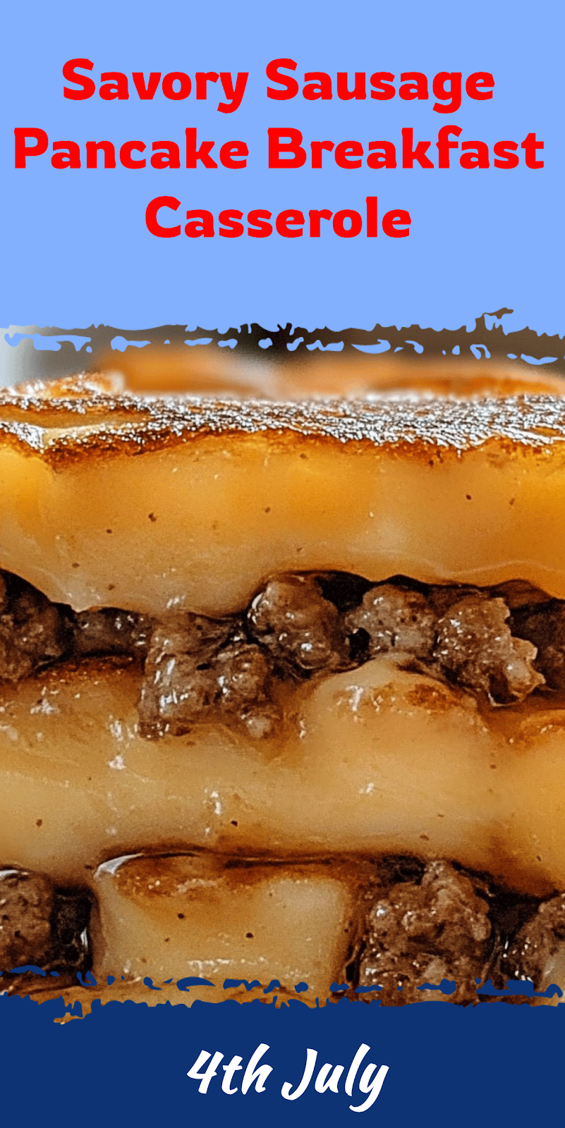 Sausage Pancake Breakfast Casserole Recipe