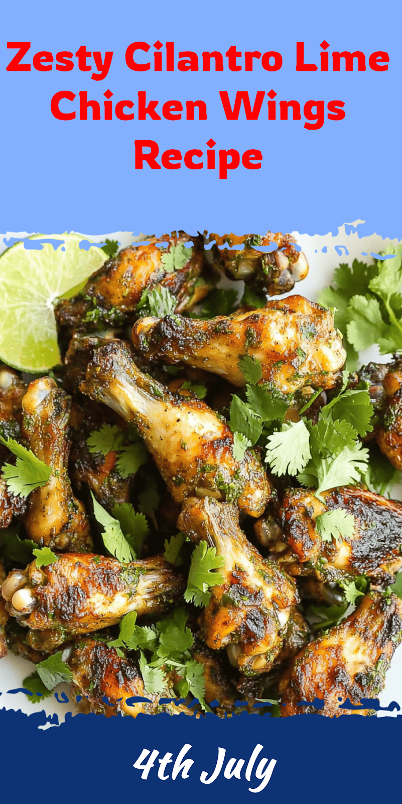 Cilantro Lime Chicken Wings Recipe
