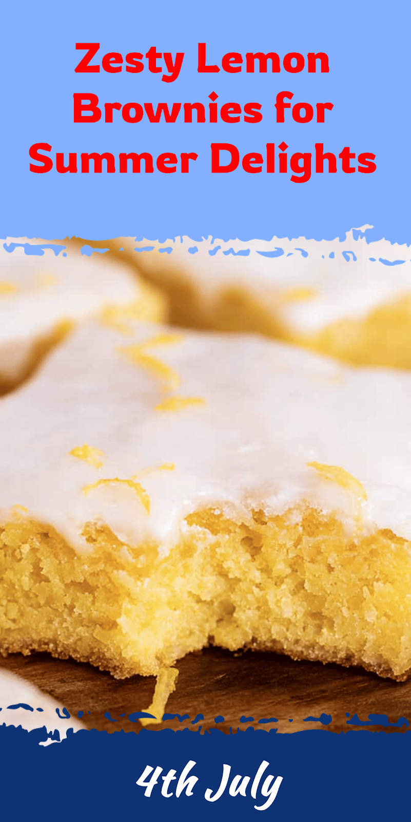 Zesty Lemon Brownies for Spring and Summer