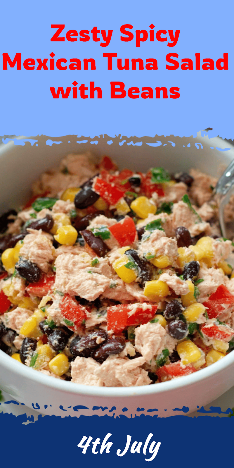 Zesty Mexican Tuna Salad with Beans and Veggies