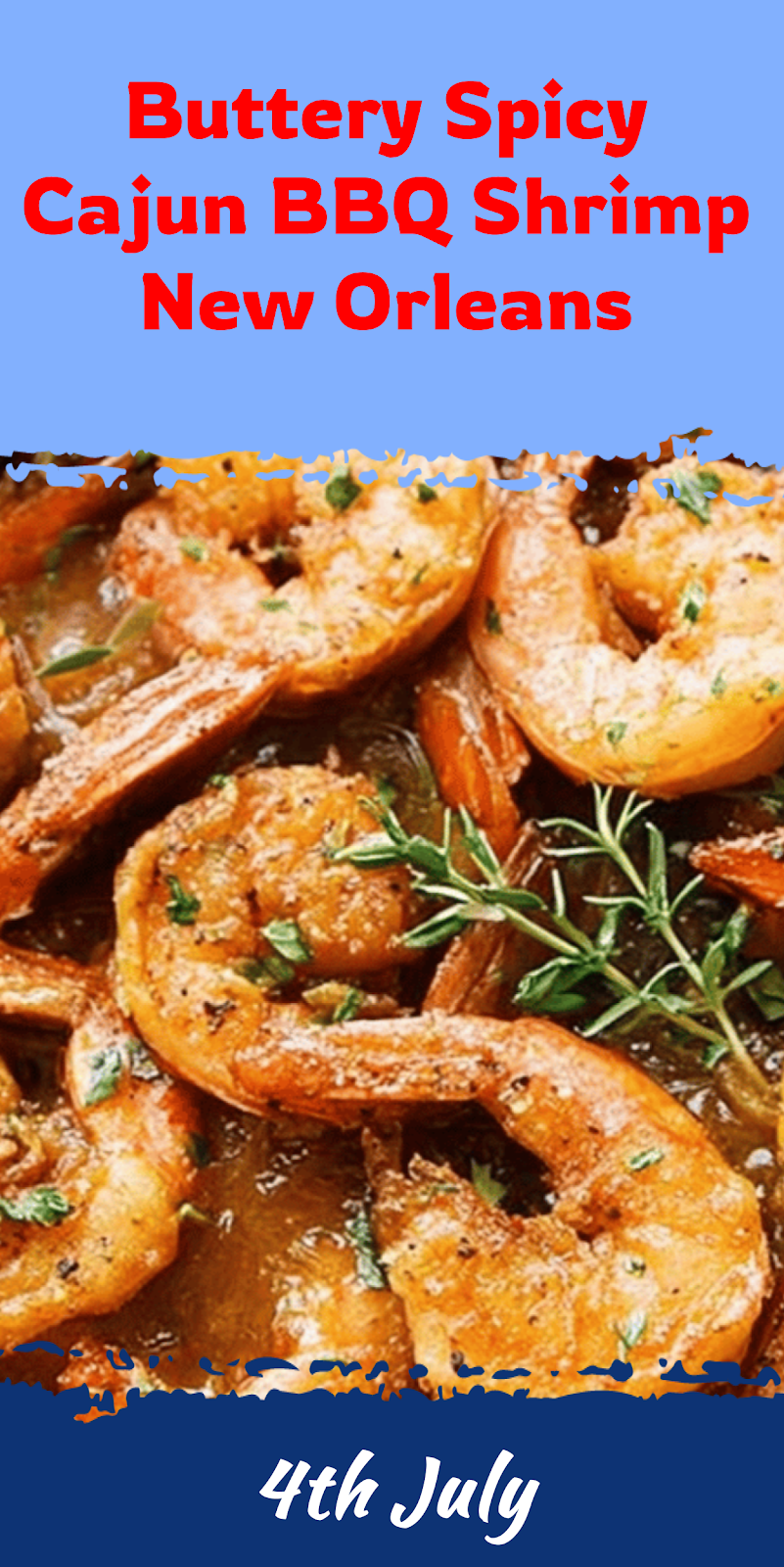 Buttery Cajun BBQ Shrimp New Orleans Style