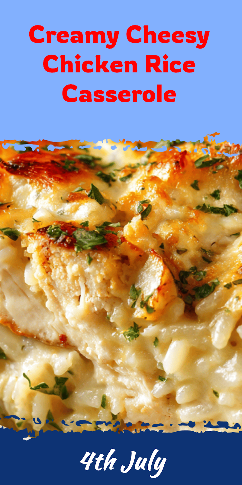 Creamy Chicken Rice Casserole Comfort Dish