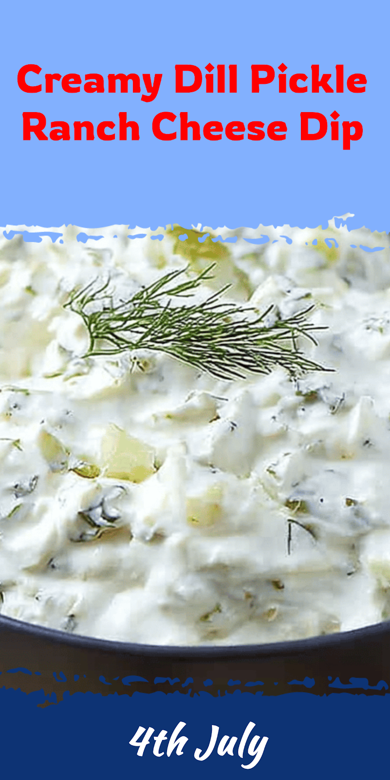 Dill Pickle Ranch Cream Cheese Dip