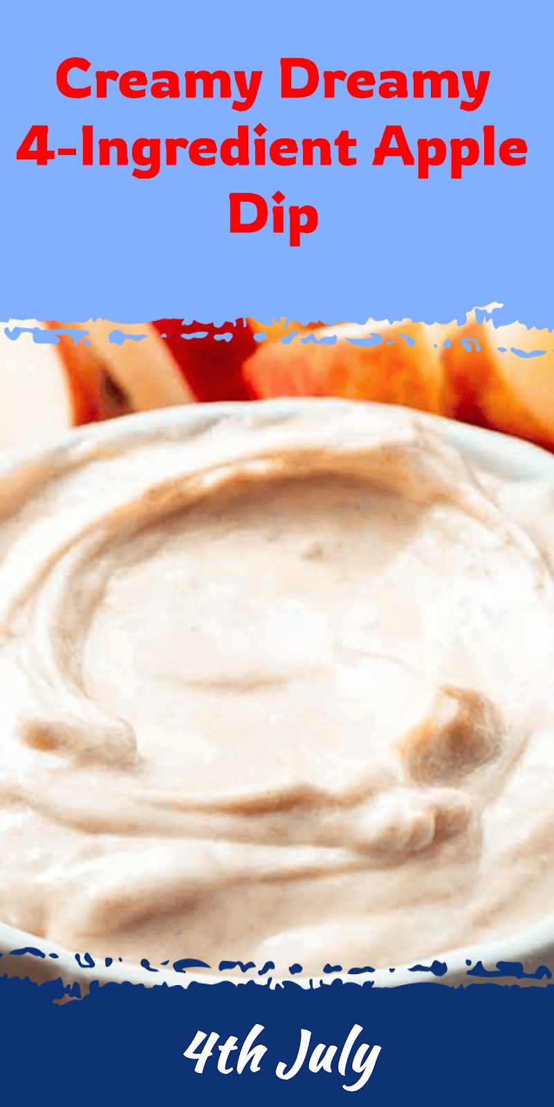 4-Ingredient Cream Cheese Apple Dip