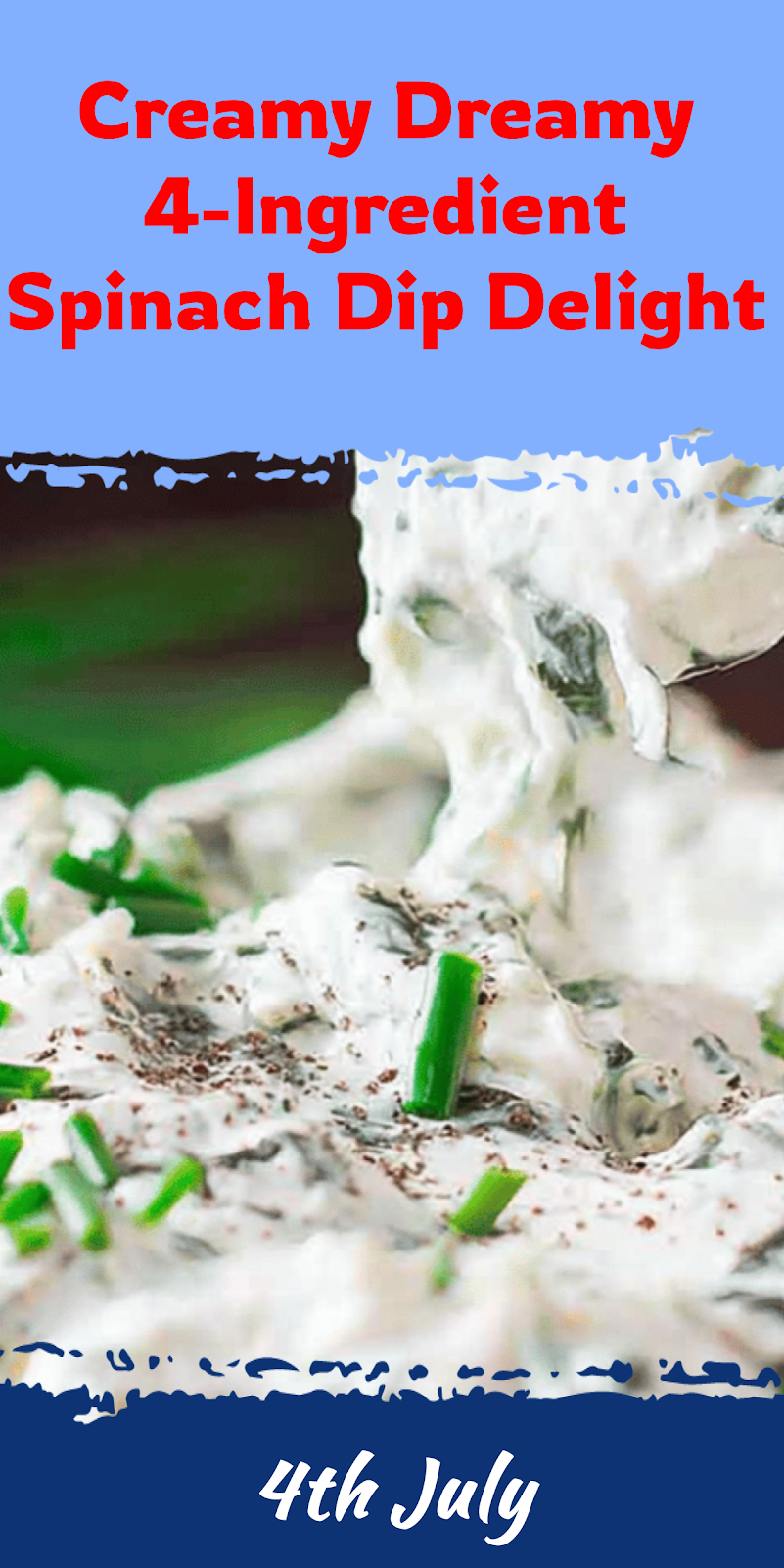 Creamy 4-Ingredient Spinach Dip Delight