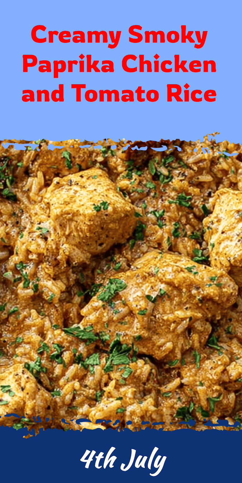 Creamy Paprika Chicken and Sun-Dried Tomato Rice