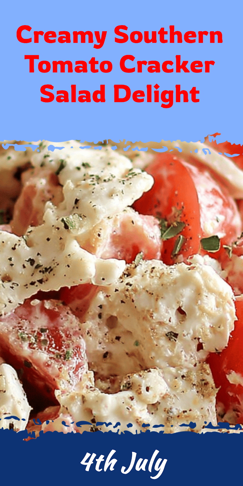 Southern Tomato Cracker Salad Delight