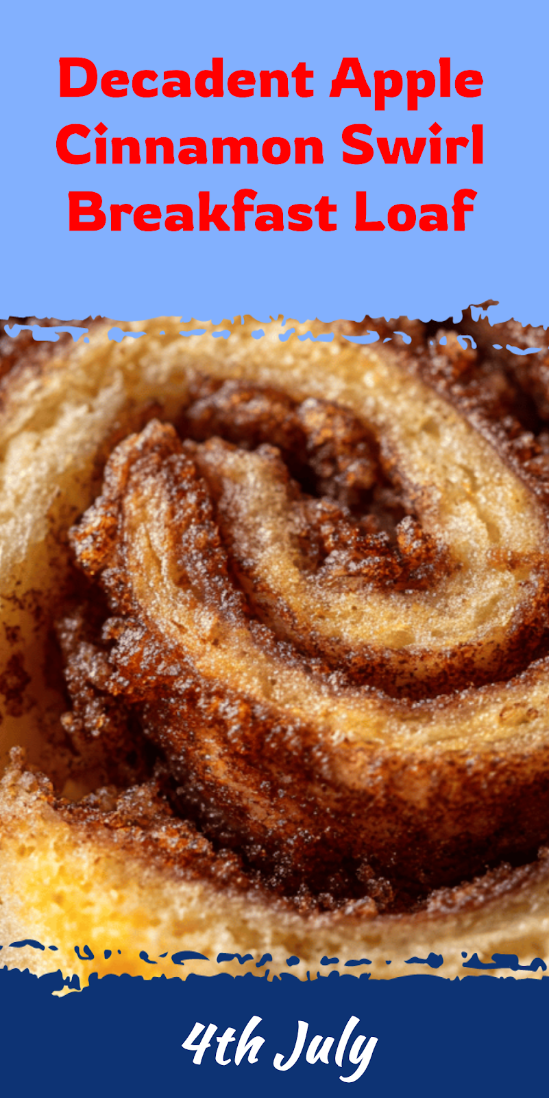 Apple Cinnamon Swirl Breakfast Loaf