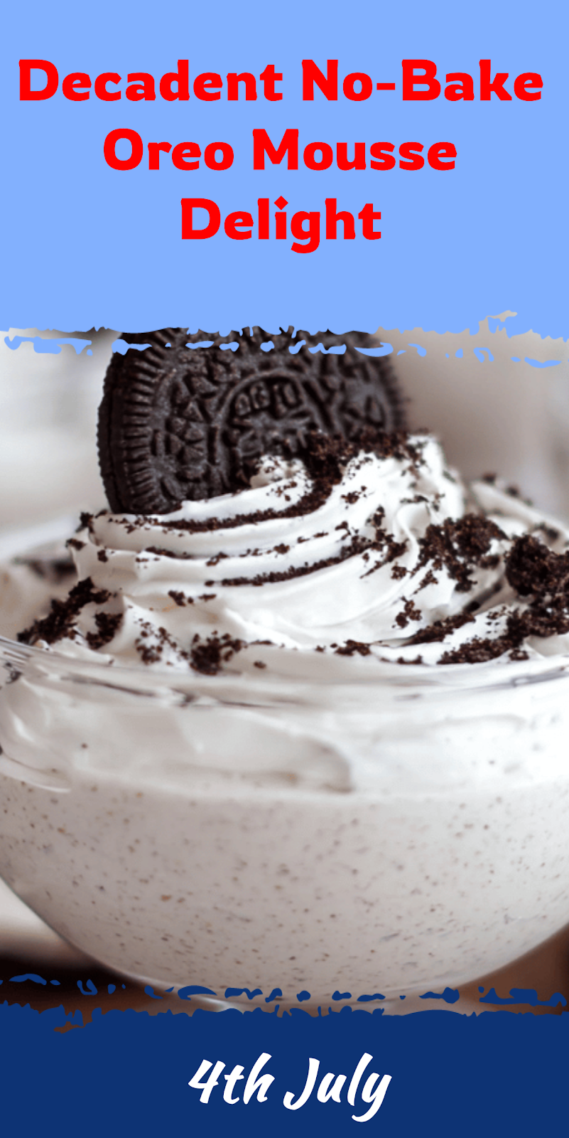 No-Bake Oreo Mousse Delight