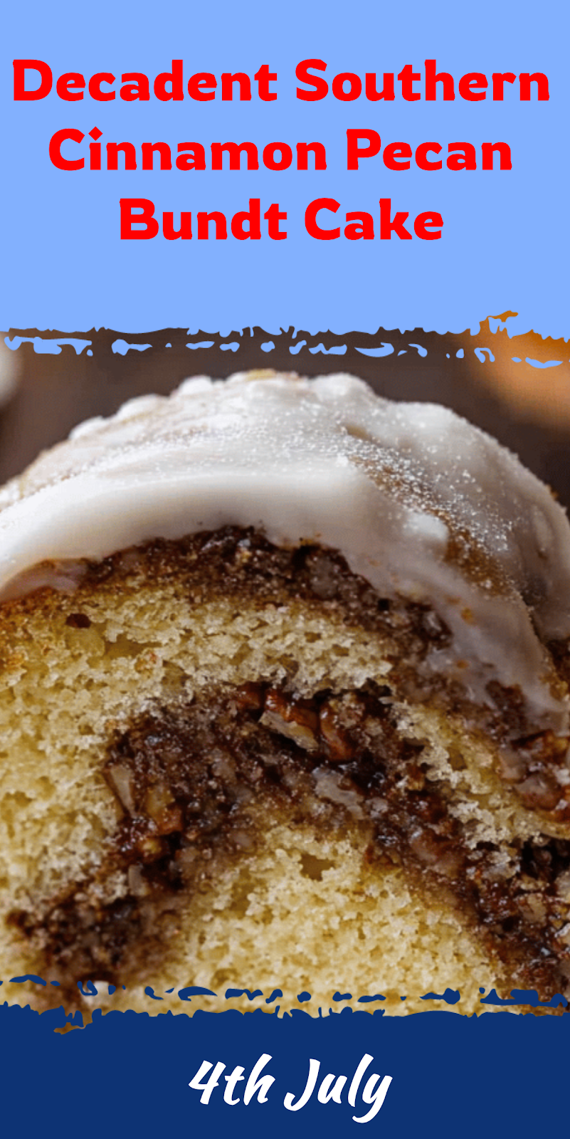 Southern Cinnamon Pecan Bundt Cake