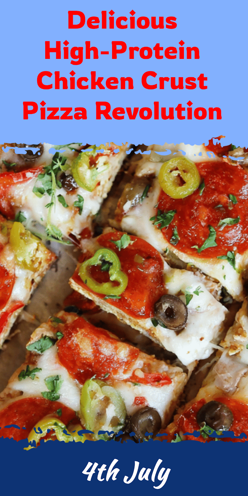 High-Protein Chicken Crust Pizza Game-Changer