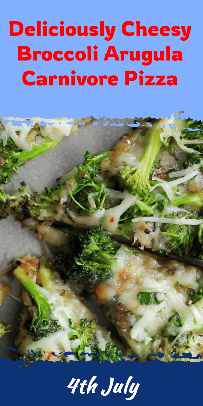 Broccoli Arugula Veggie Pizza Carnivore Approved