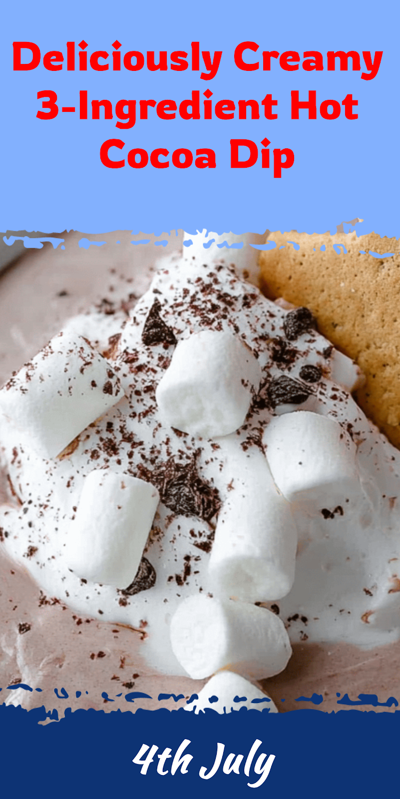 Easy 3-Ingredient Hot Cocoa Dip