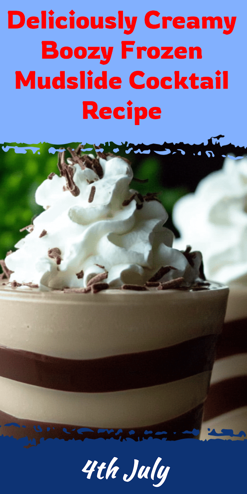 Creamy Boozy Frozen Mudslide Cocktail Recipe