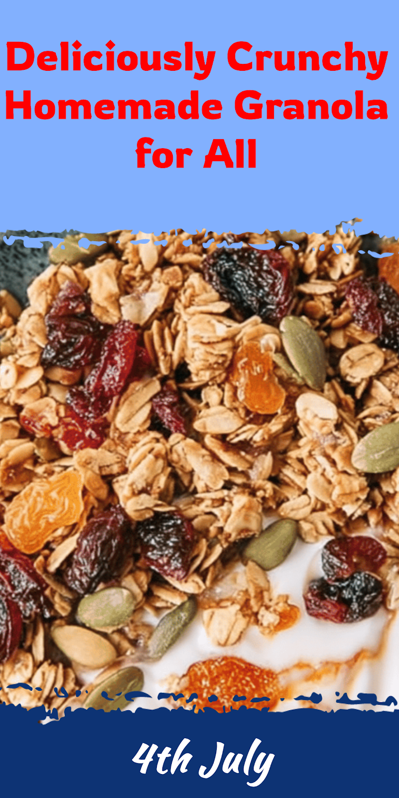 Homemade Granola for Snacks Breakfast and Gifts