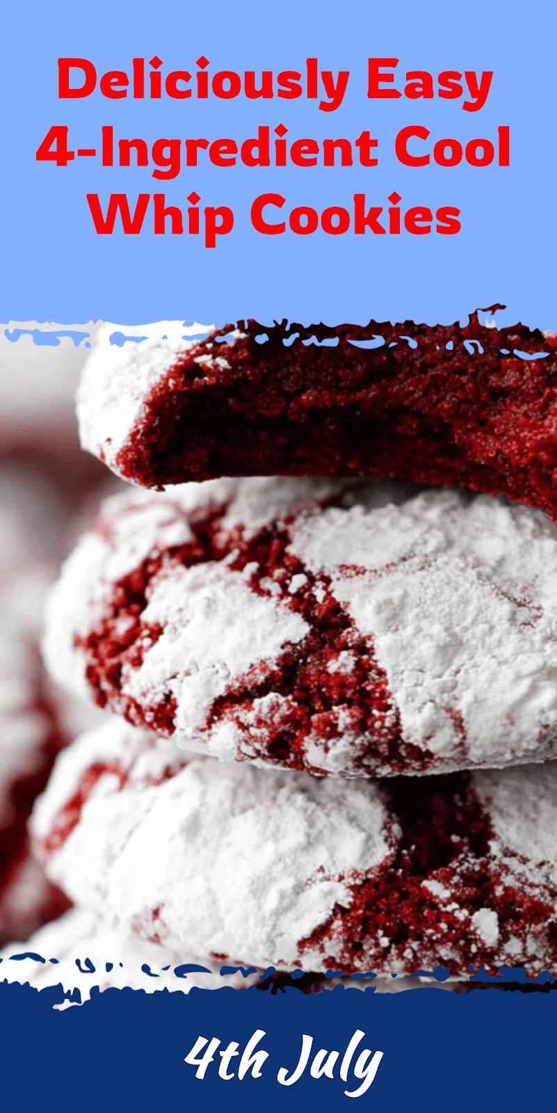 Easy 4-Ingredient Cool Whip Cookies