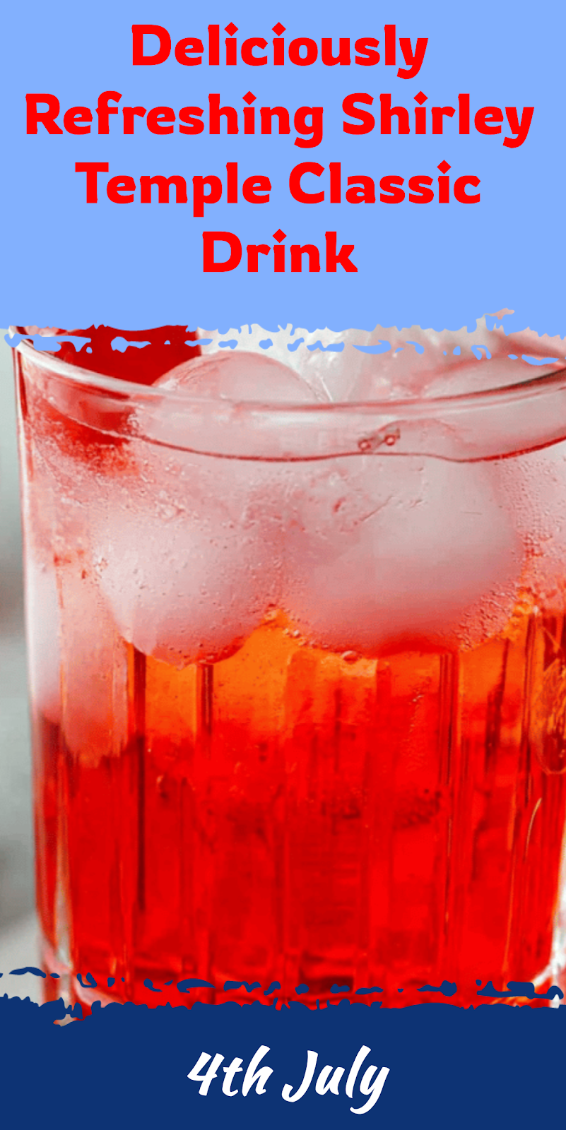 Shirley Temple Classic Refreshing Drink