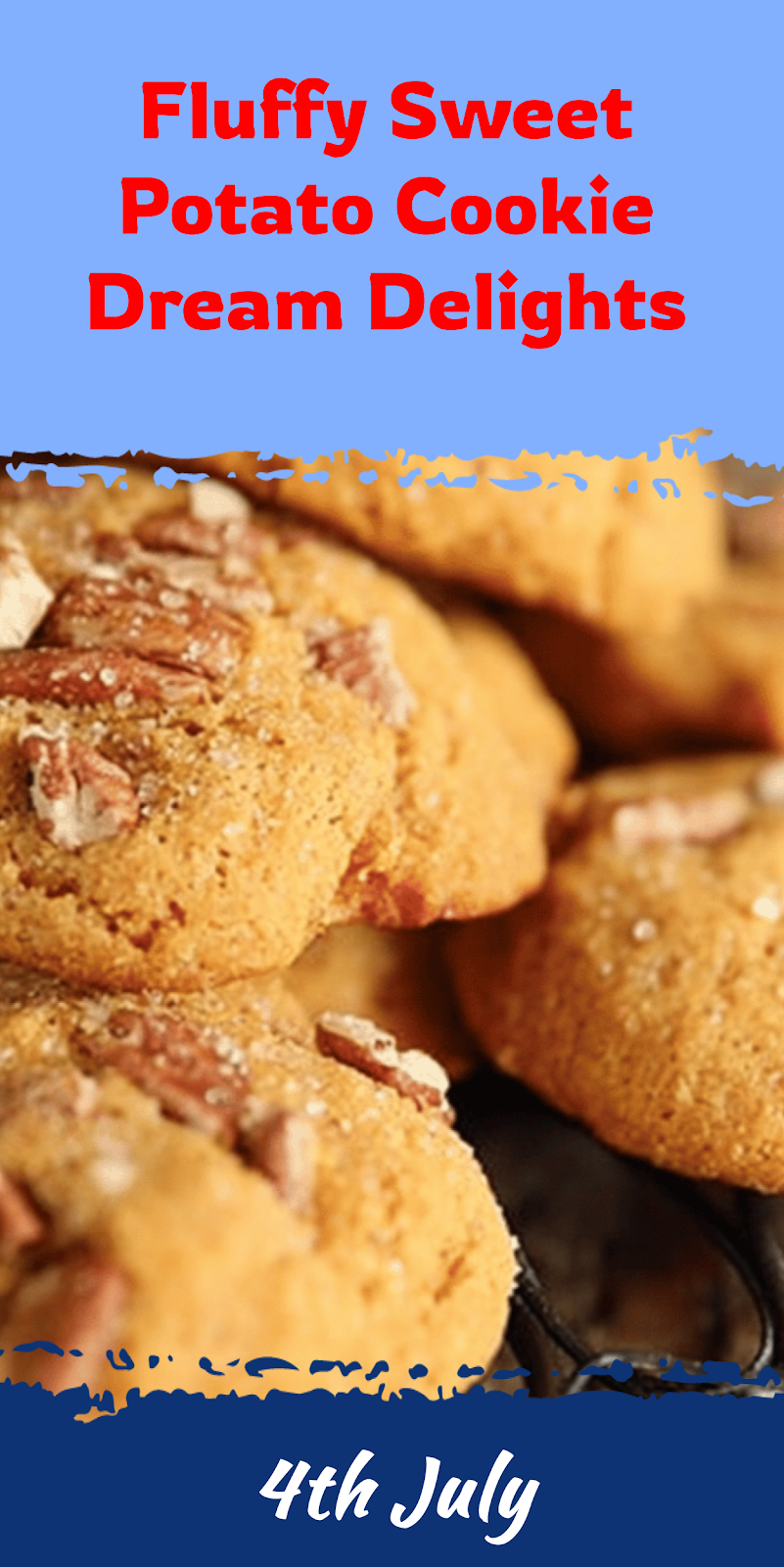 Fluffy Sweet Potato Cookie Delights