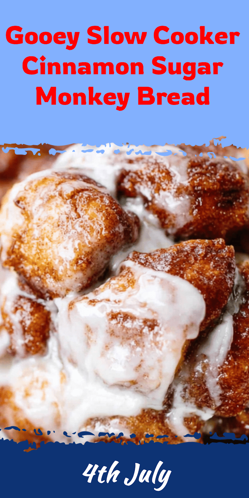 Slow Cooker Cinnamon Sugar Monkey Bread
