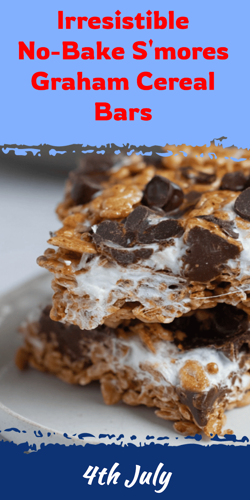 No-Bake S'mores Graham Cereal Bars