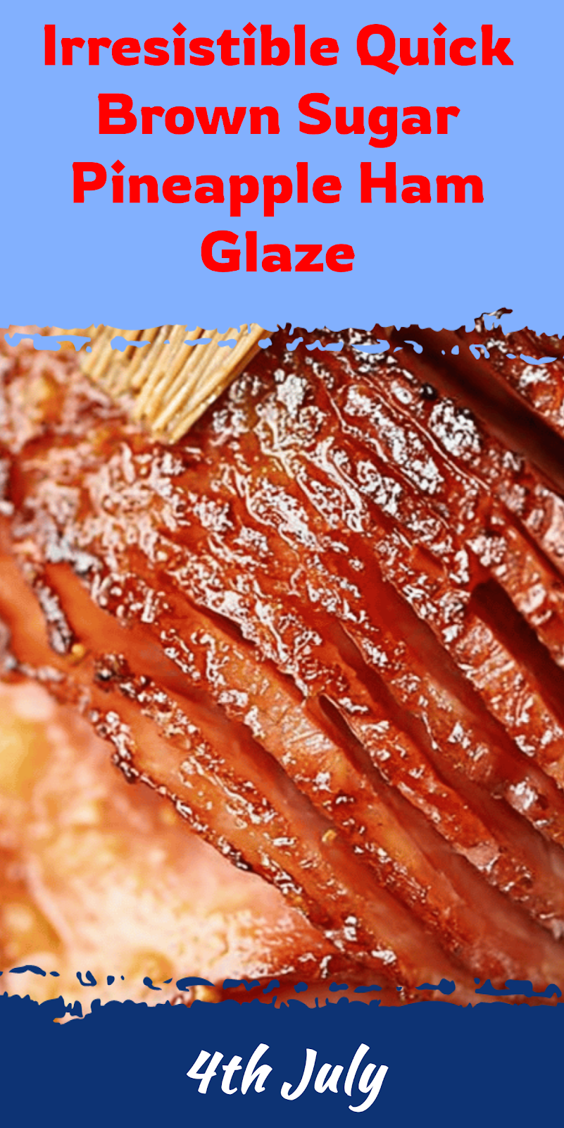 Quick Brown Sugar Pineapple Ham Glaze