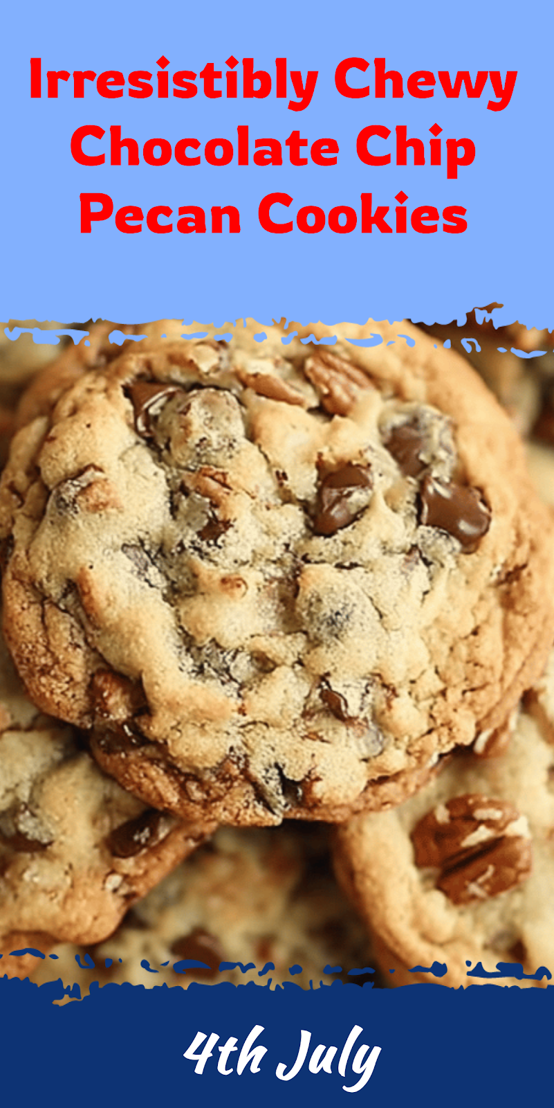 Classic Chewy Chocolate Chip Pecan Cookies