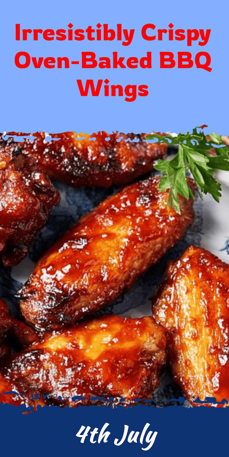 Crispy Oven-Baked BBQ or Buffalo Chicken Wings
